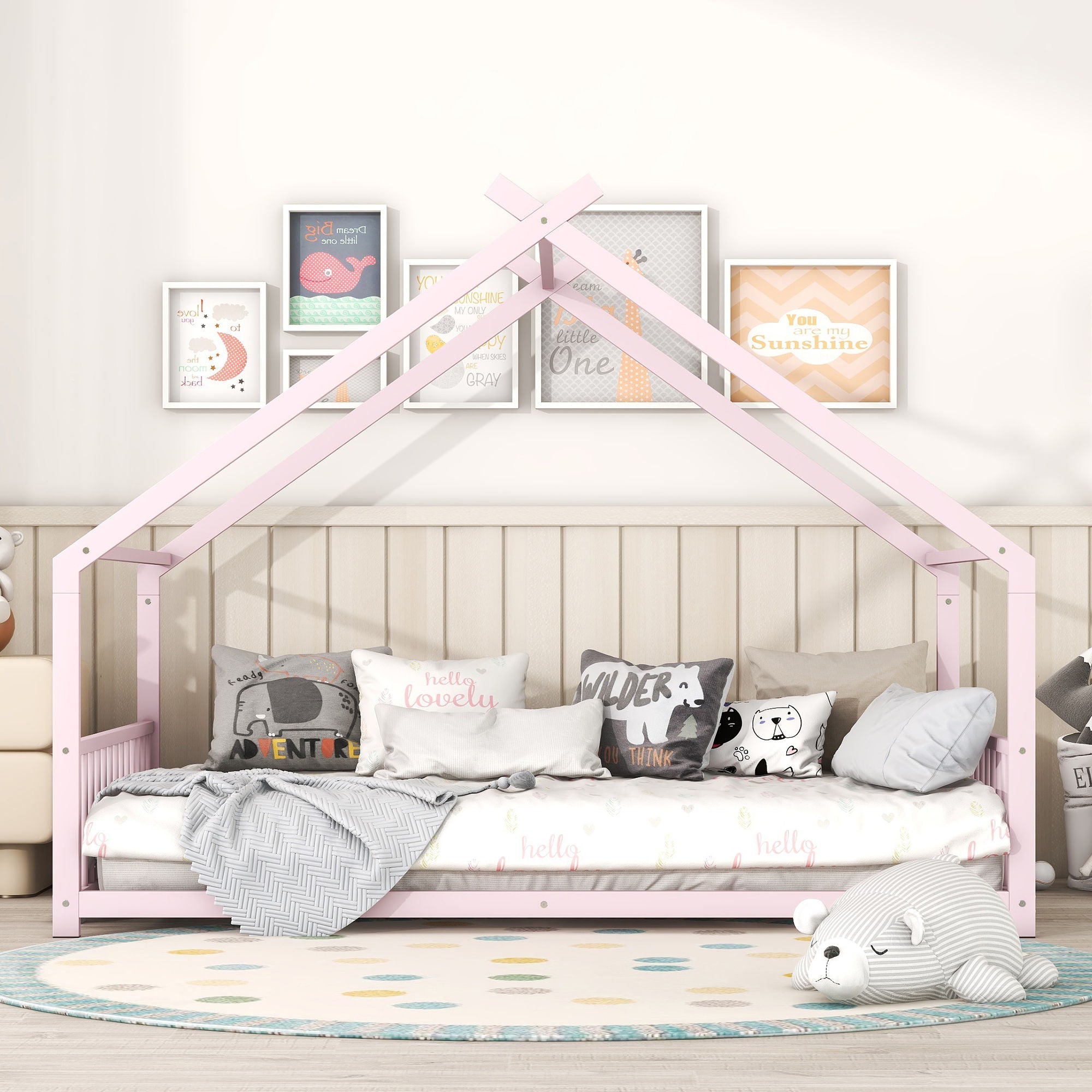 Metal House Bed Unique Piece Furniture