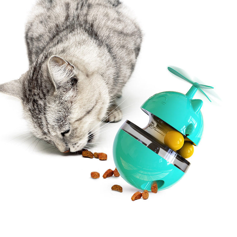 Cyclone Tumbler Leaking Food Ball Cat Toy Teasing Cat Stick To Relieve Boredom Self-Healing Pet Supplies RANOVA USA