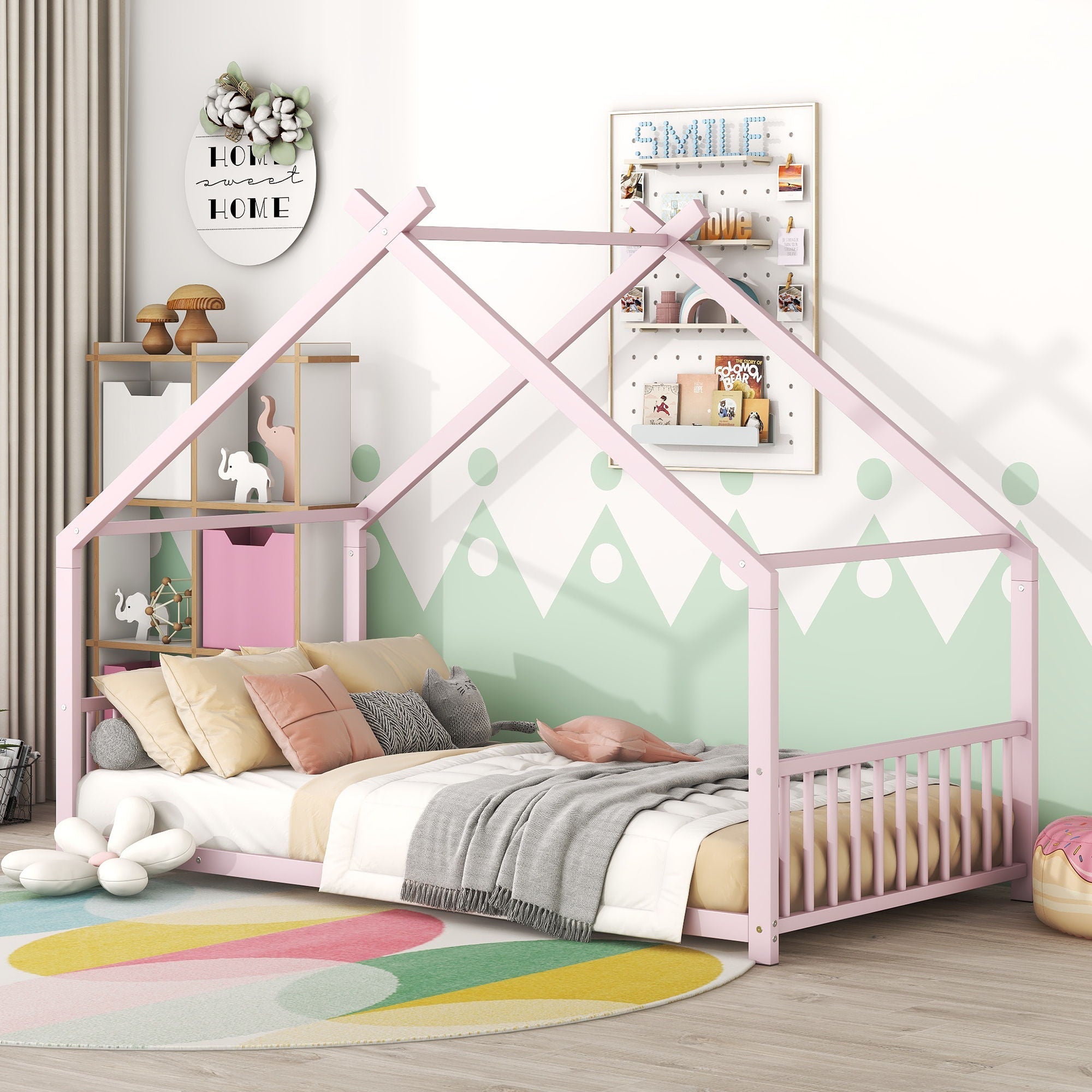 Metal House Bed Unique Piece Furniture