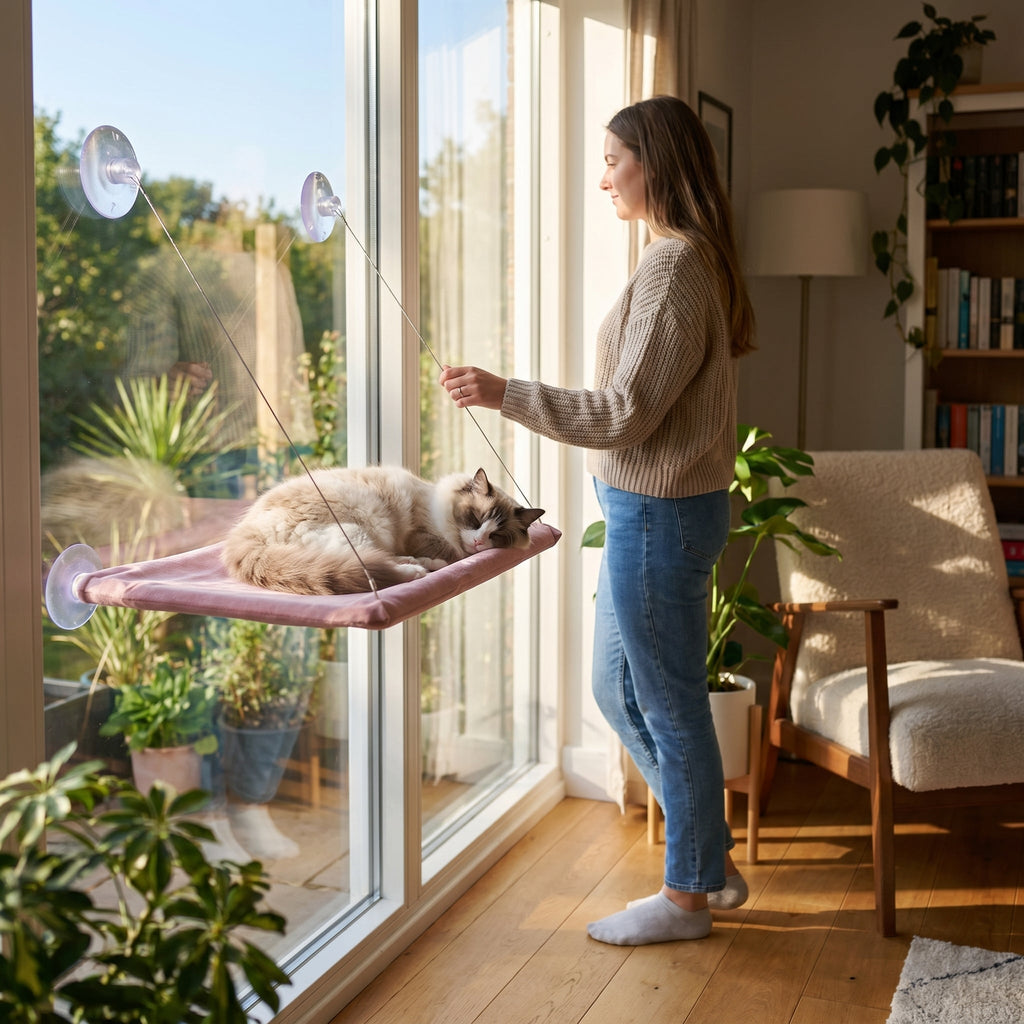 Cat Window Hammock Bed Midfox