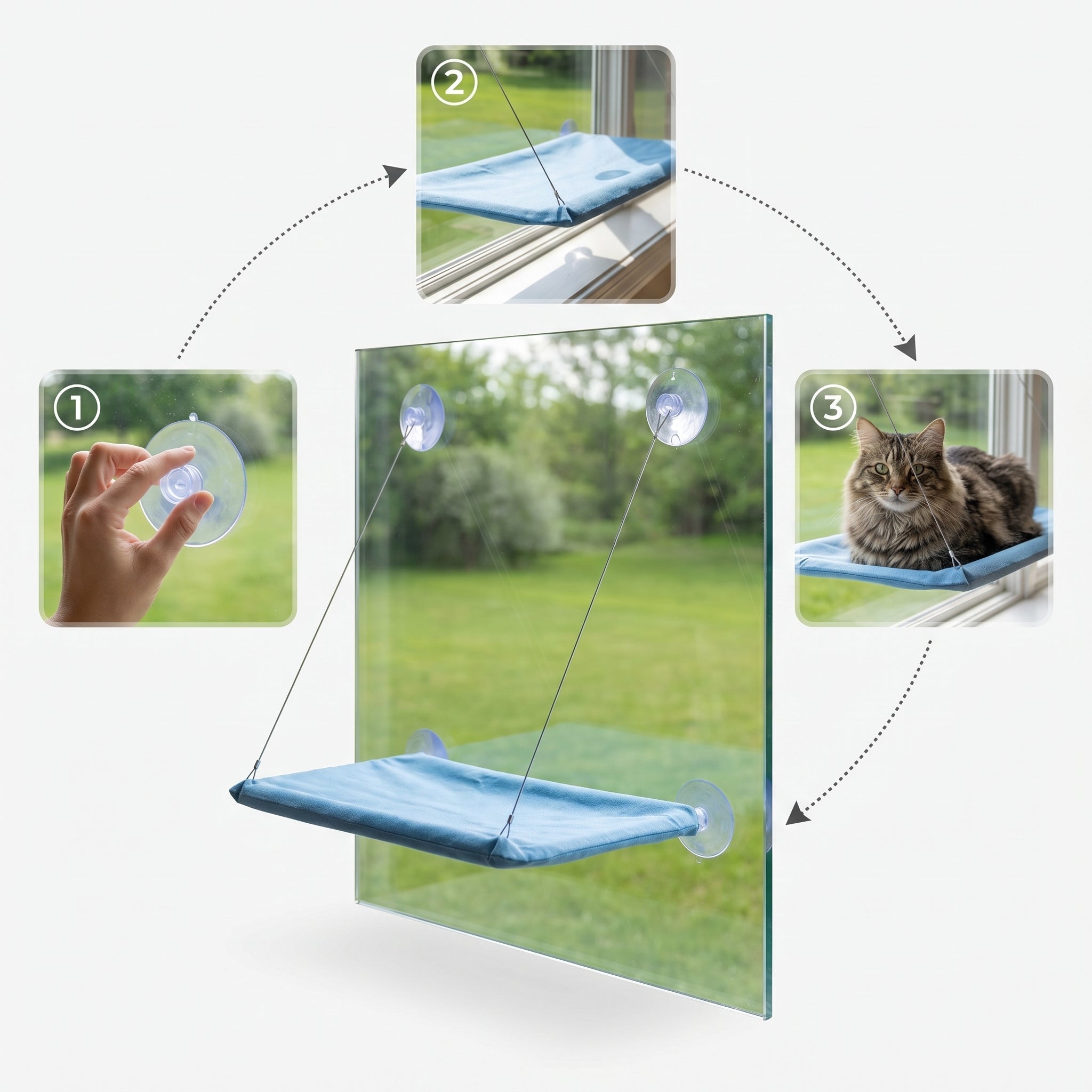 Cat Window Hammock Bed Midfox