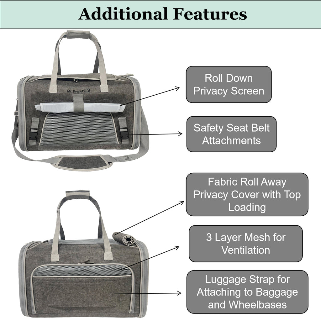 Mr. Peanut's Gold Series Standard Size Airline Compliant Expandable Pet Carrier V3.0 Mr. Peanut's Pet Carriers