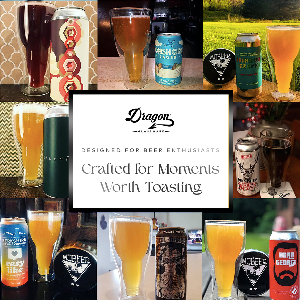 "Upside Down" Beer Glasses DRAGON GLASSWARE®