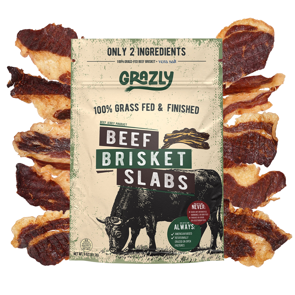 Beef Brisket Slabs - 100% Grass-Fed & Finished Grazly