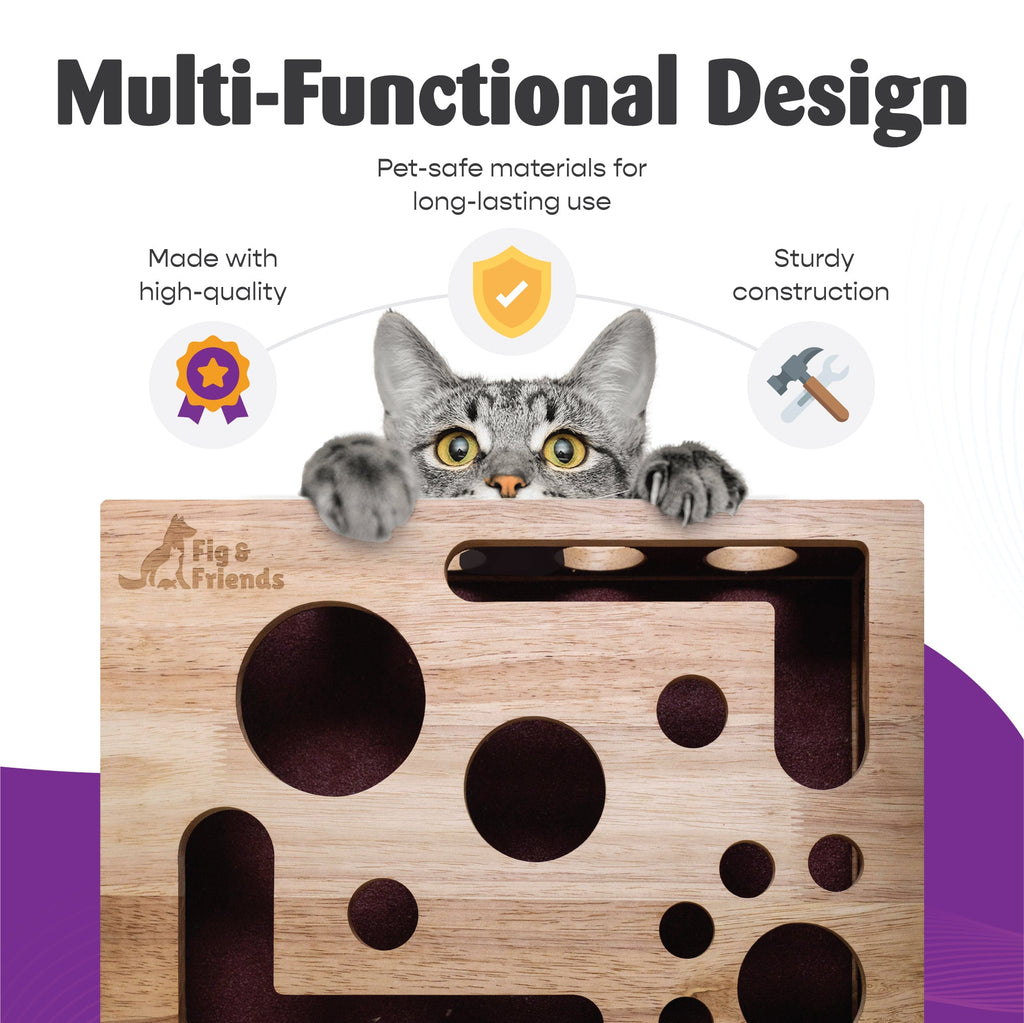 *The Original* Cat Nail File Enrichment Box Fig & Friends