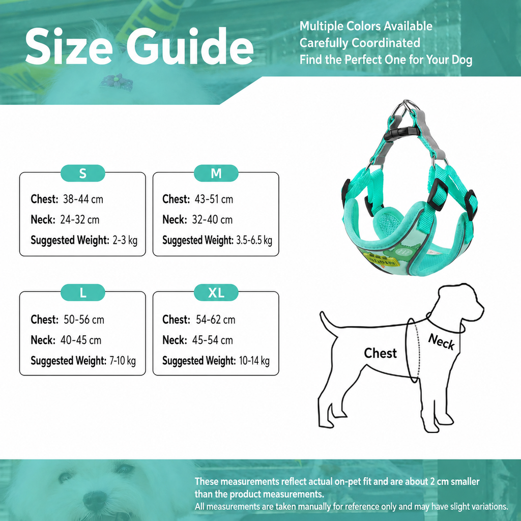 Cute Dinosaur Dog Harness & Leash Set – Breathable Adjustable Pet Vest Harness Jane's Pet Boutique