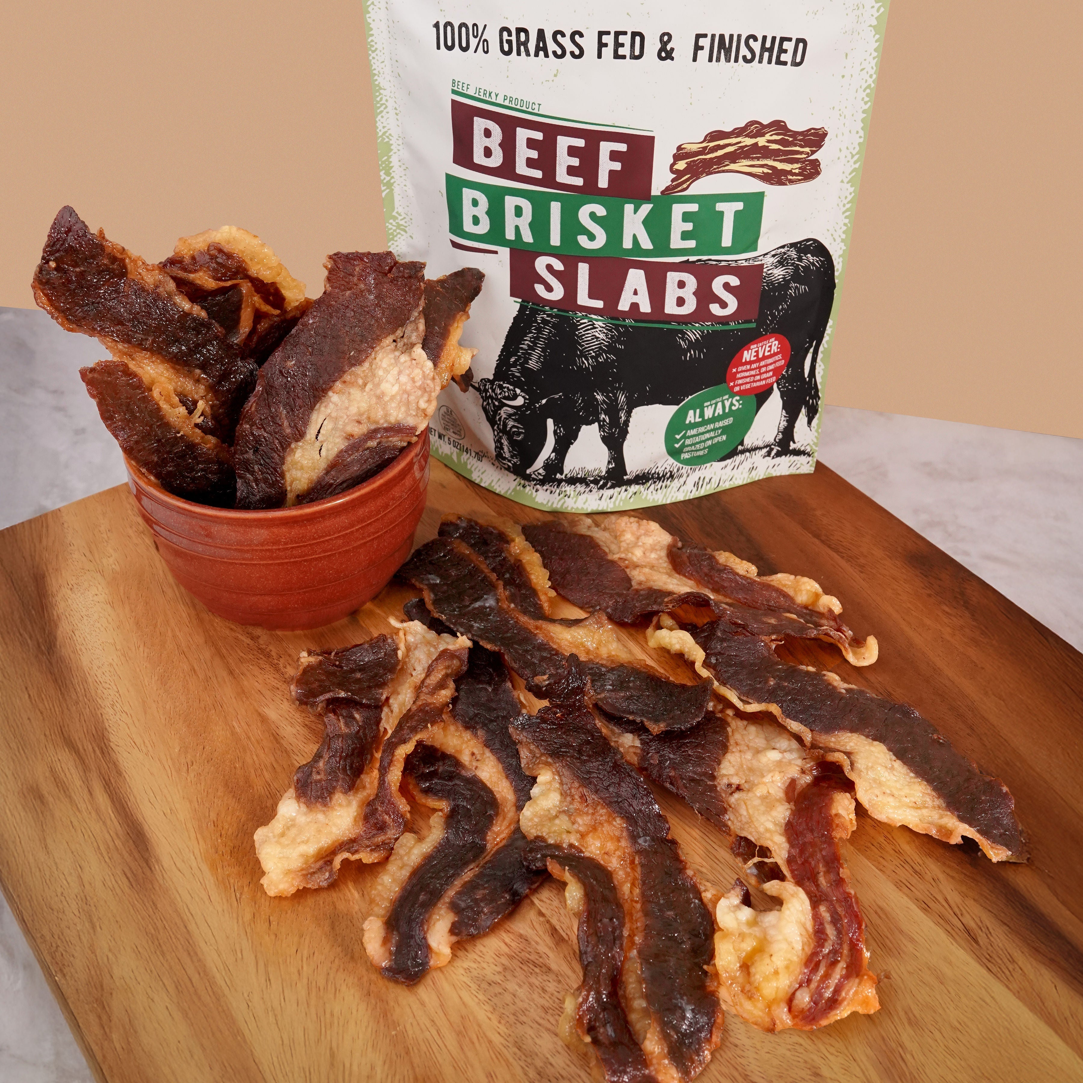 Beef Brisket Slabs - 100% Grass-Fed & Finished Grazly