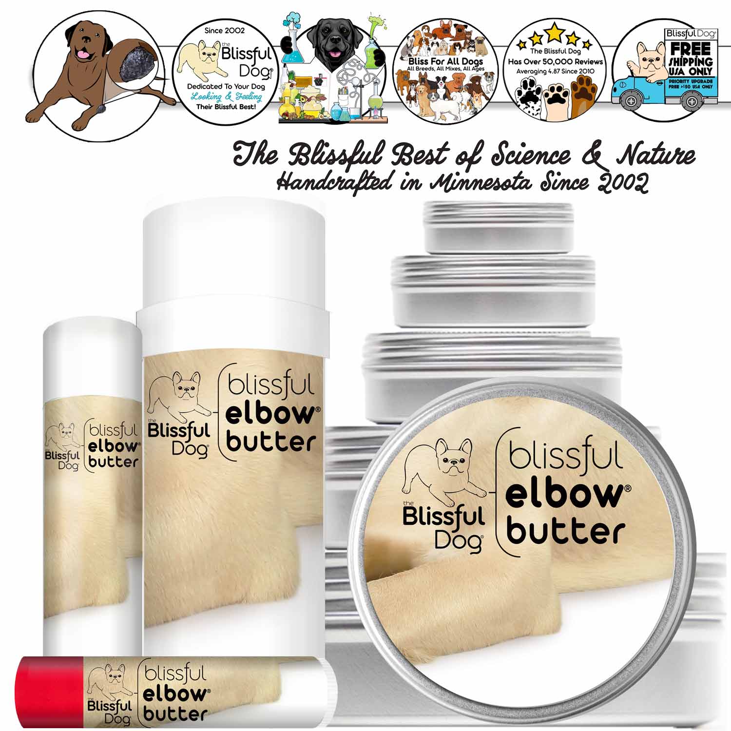 Blissful Elbow® Butter Conditions Your Dog's Elbow Calluses The Blissful Dog