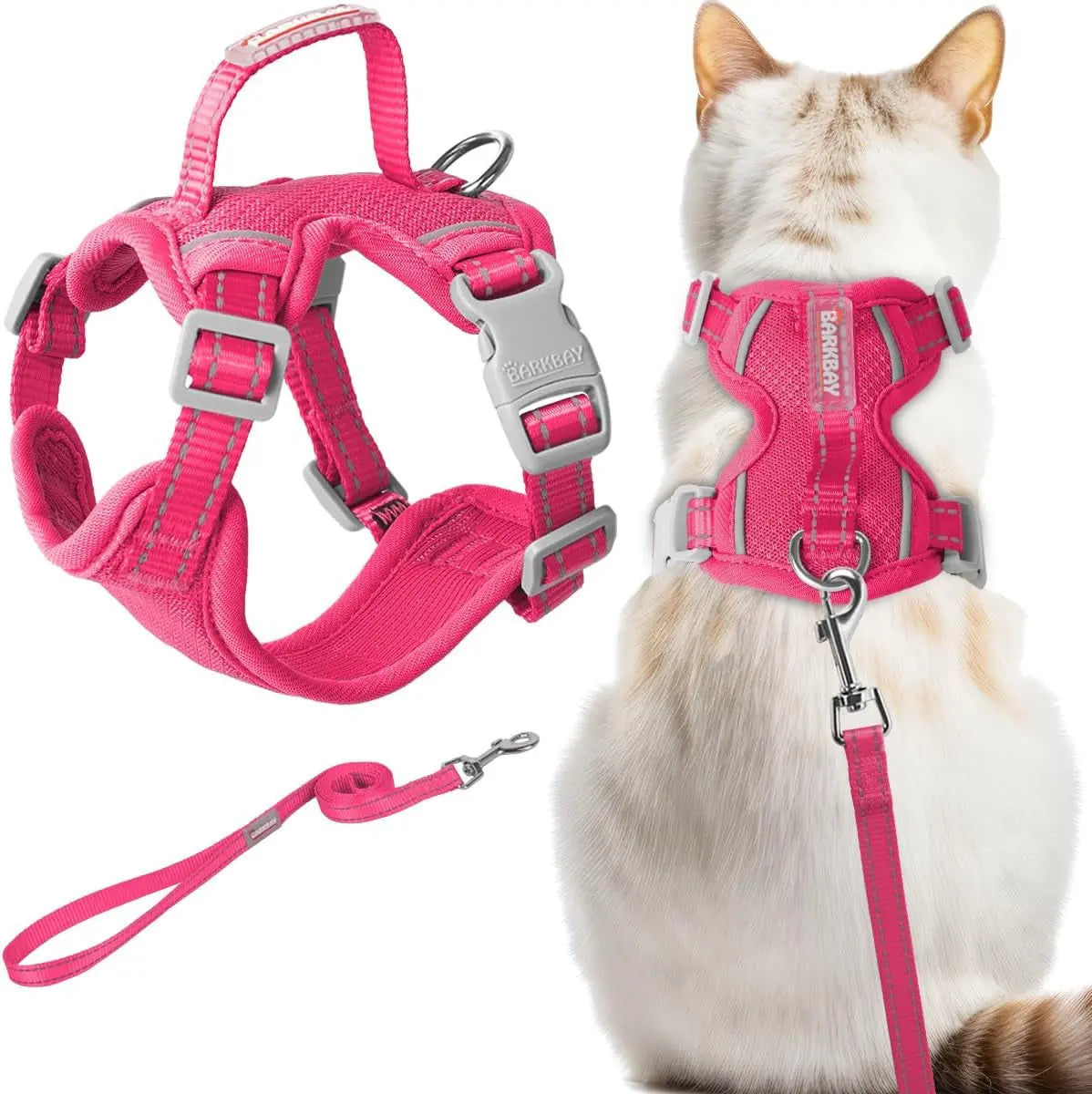 Escape Proof Cat Harness & Leash Wags & Whiskers Pet Supply