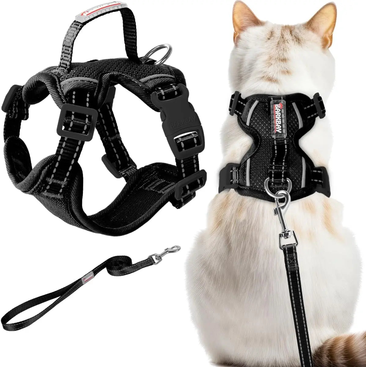 Escape Proof Cat Harness & Leash Wags & Whiskers Pet Supply