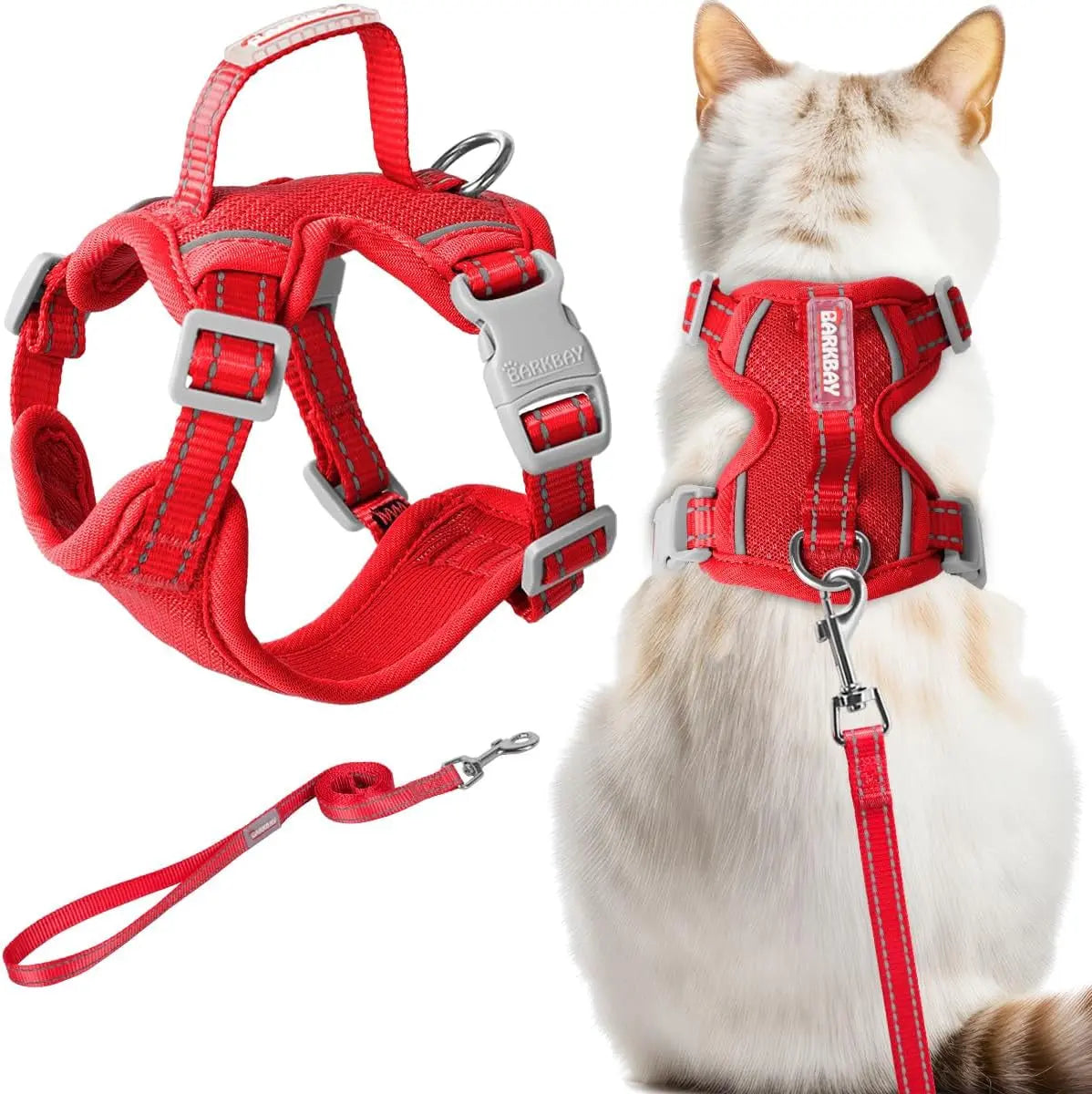 Escape Proof Cat Harness & Leash Wags & Whiskers Pet Supply