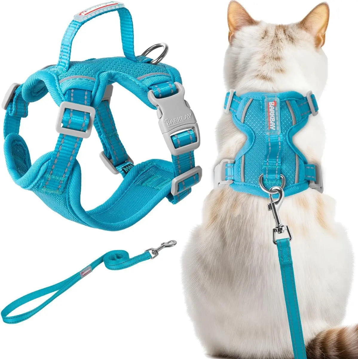 Escape Proof Cat Harness & Leash Wags & Whiskers Pet Supply