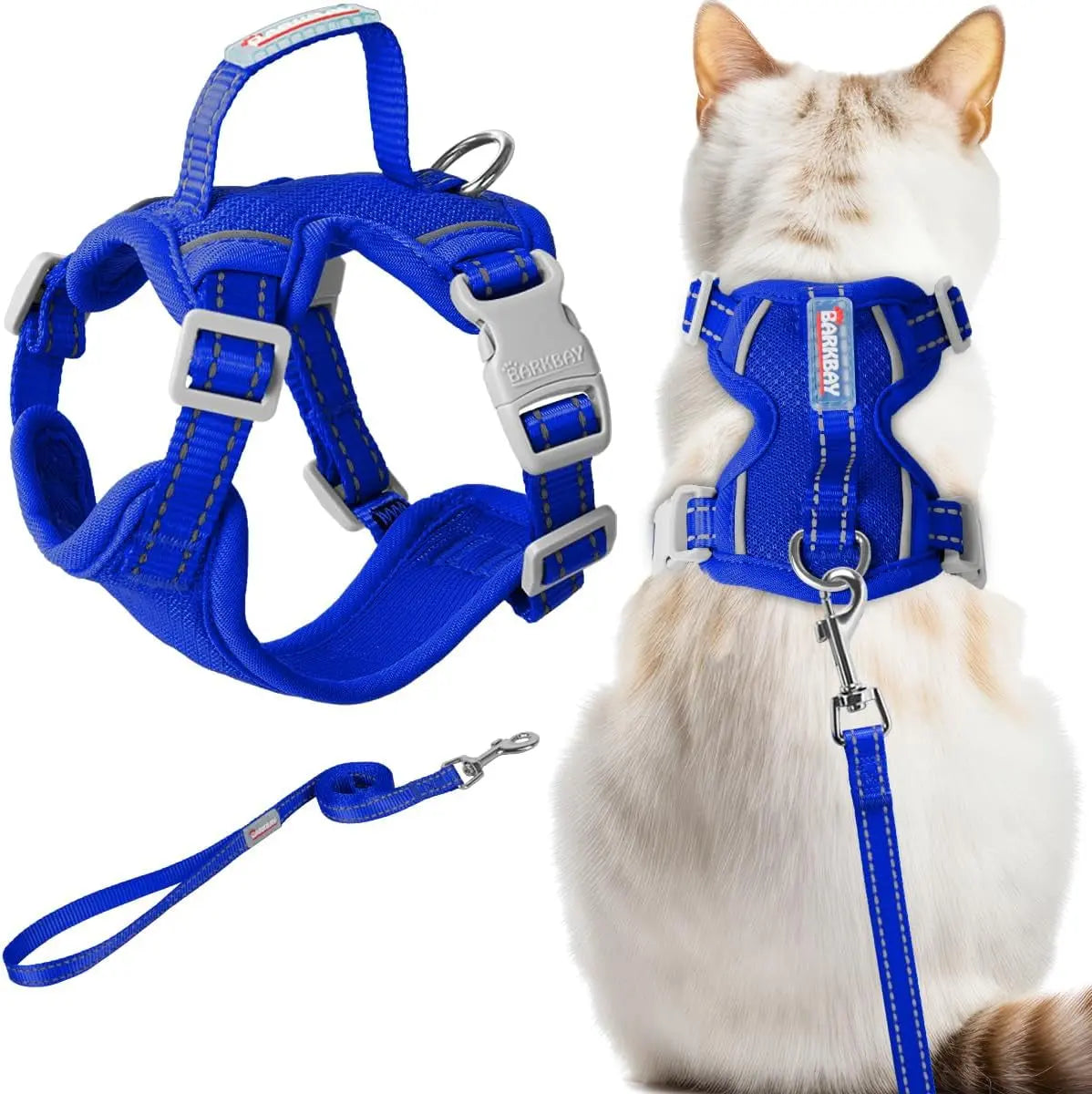 Escape Proof Cat Harness & Leash Wags & Whiskers Pet Supply