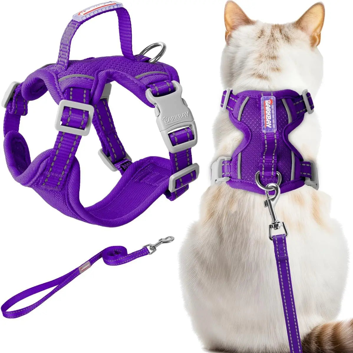 Escape Proof Cat Harness & Leash Wags & Whiskers Pet Supply