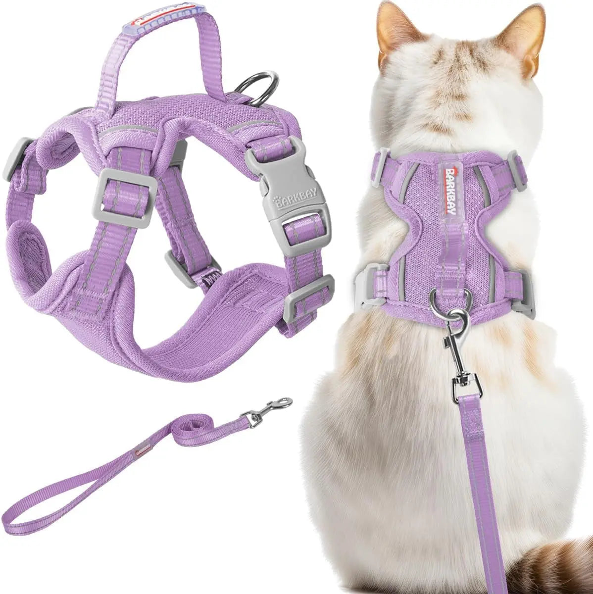 Escape Proof Cat Harness & Leash Wags & Whiskers Pet Supply