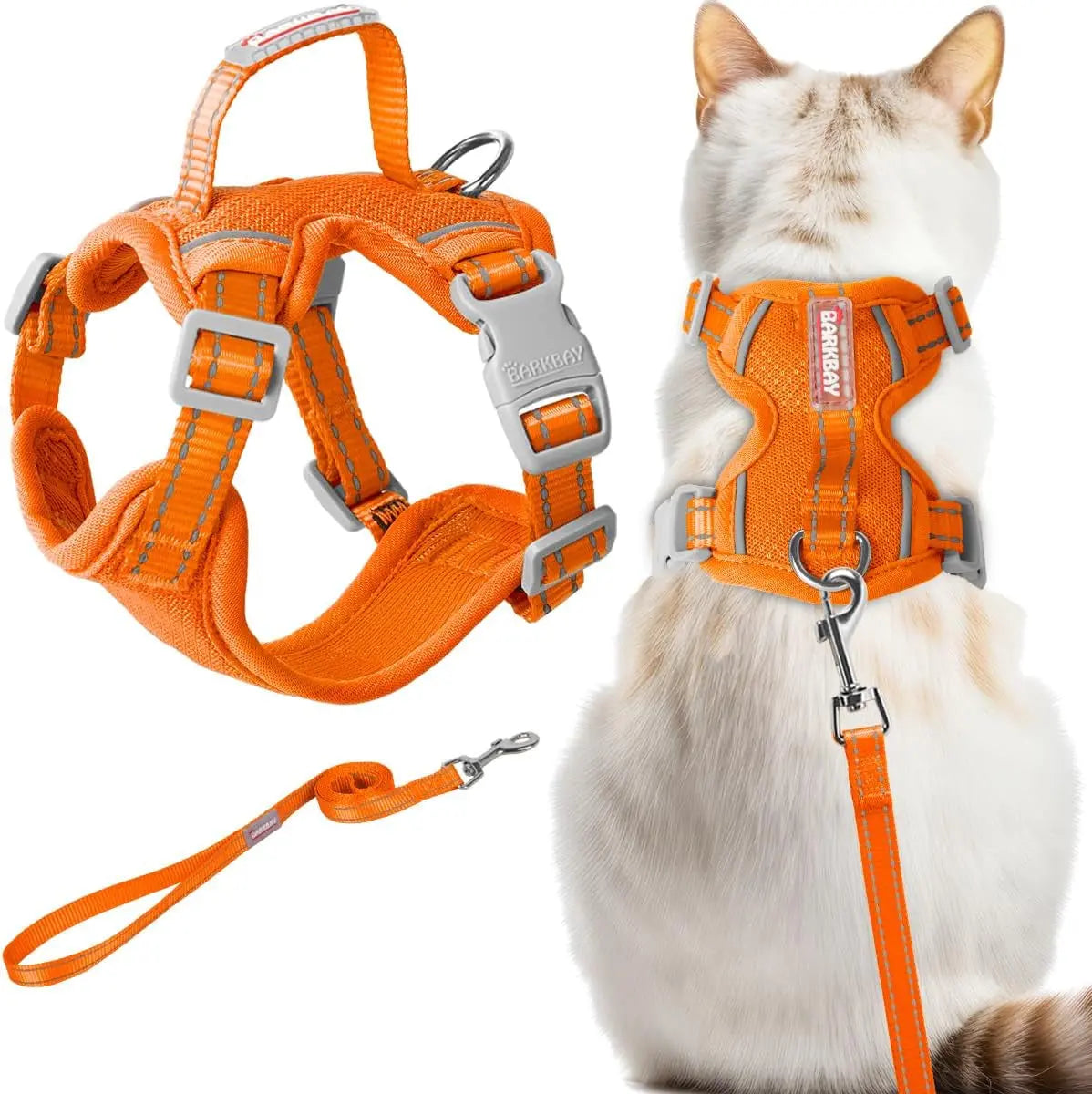 Escape Proof Cat Harness & Leash Wags & Whiskers Pet Supply