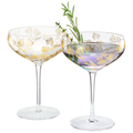 Trevi Champagne Coupe, Cocktail Glassware, Set of 2 Khen Site