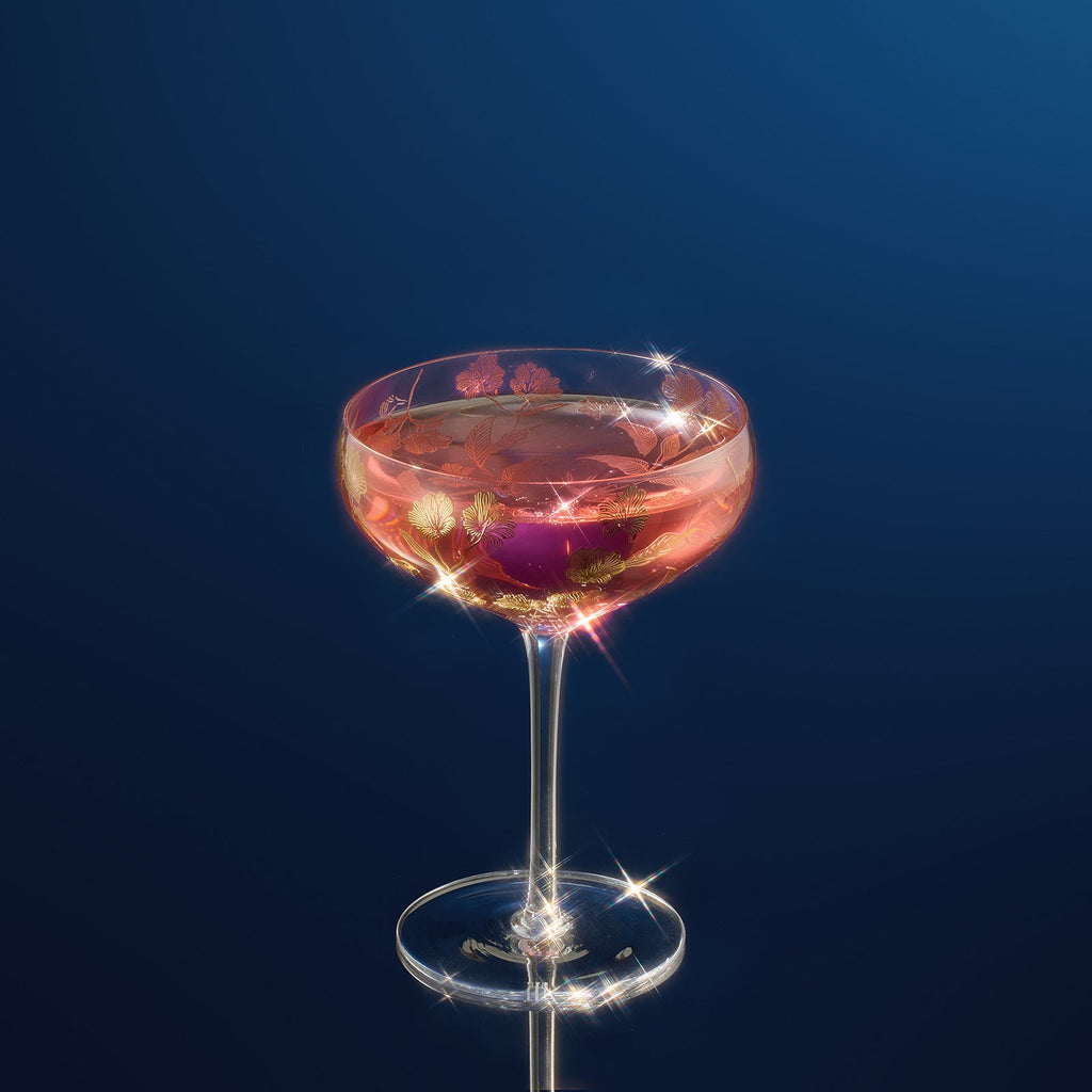 Trevi Champagne Coupe, Cocktail Glassware, Set of 2 Khen Site