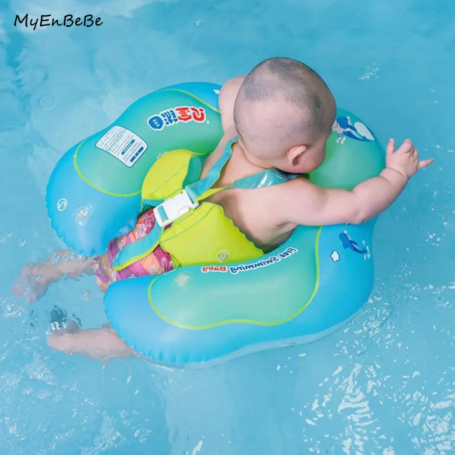 Safety Baby Swim Ring Inflatable Armpit Float MyEnBeBe SwimmingSports Store