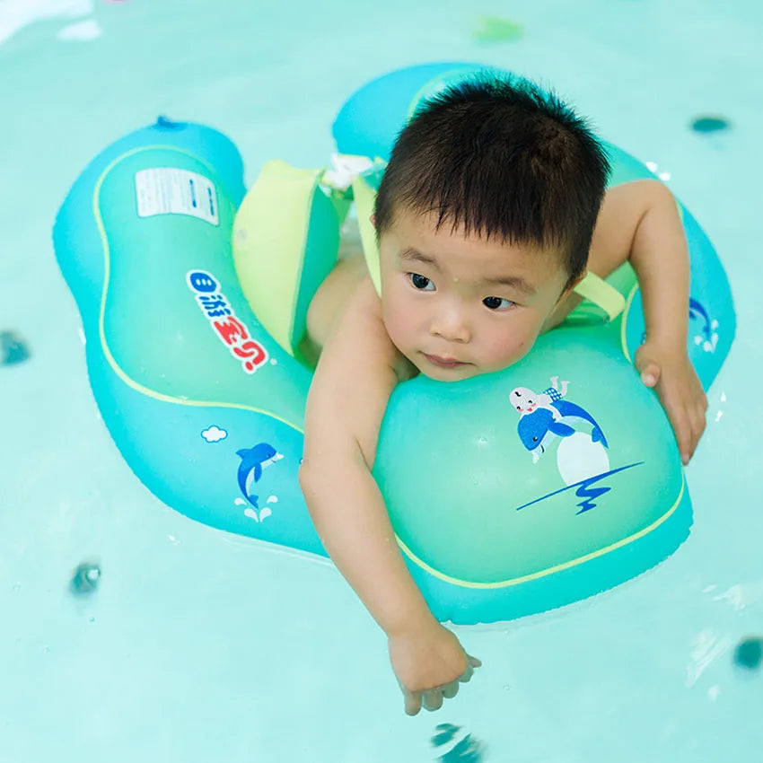 Safety Baby Swim Ring Inflatable Armpit Float MyEnBeBe SwimmingSports Store