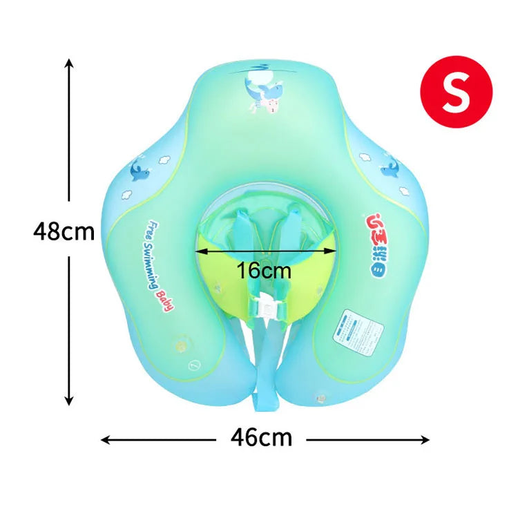 Safety Baby Swim Ring Inflatable Armpit Float MyEnBeBe SwimmingSports Store