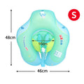 Safety Baby Swim Ring Inflatable Armpit Float MyEnBeBe SwimmingSports Store