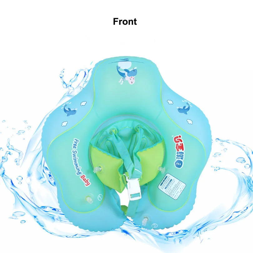 Safety Baby Swim Ring Inflatable Armpit Float MyEnBeBe SwimmingSports Store