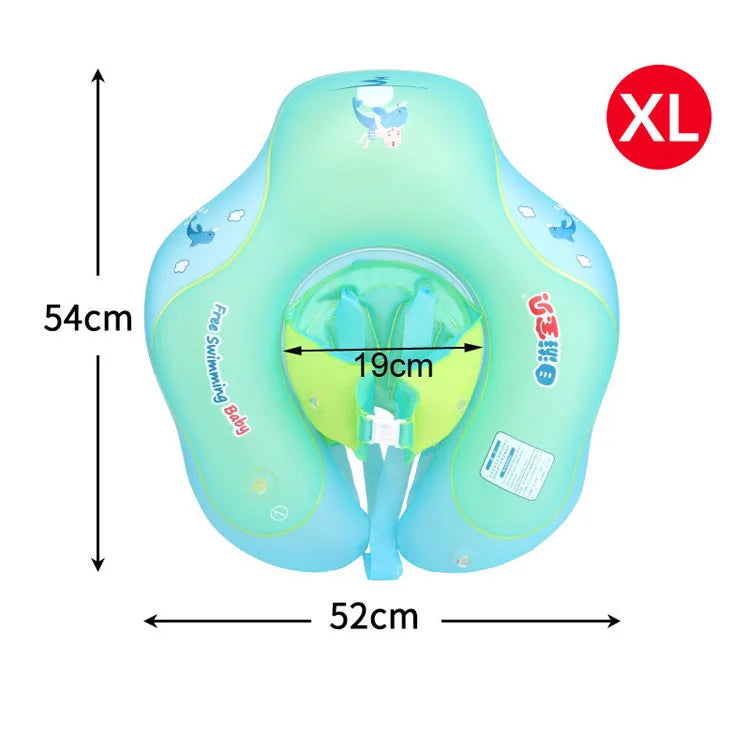 Safety Baby Swim Ring Inflatable Armpit Float MyEnBeBe SwimmingSports Store