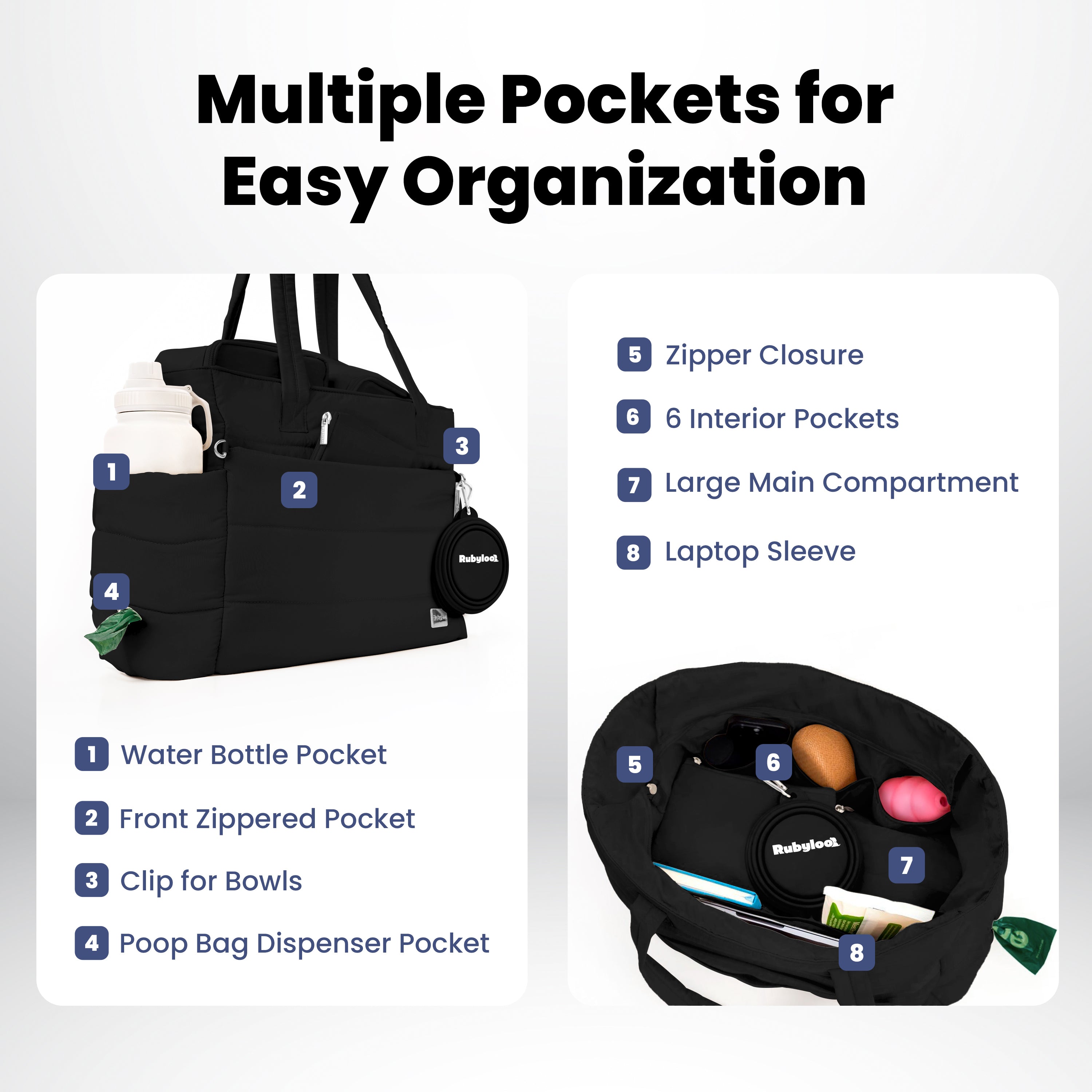 Dog Travel Bag Rubyloo