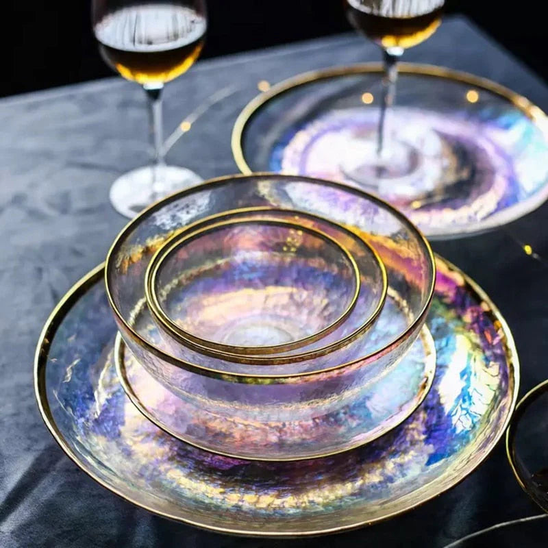 Japanese Gold Edge Ice Plate Collection 3CARATS