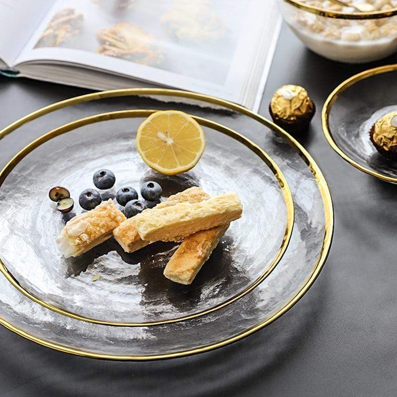 Japanese Gold Edge Ice Plate Collection 3CARATS