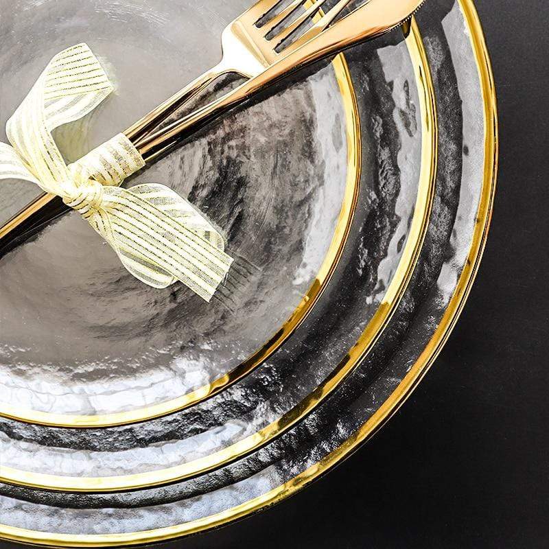 Japanese Gold Edge Ice Plate Collection 3CARATS