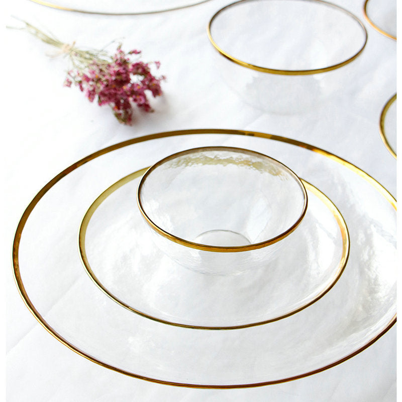 Japanese Gold Edge Ice Plate Collection 3CARATS