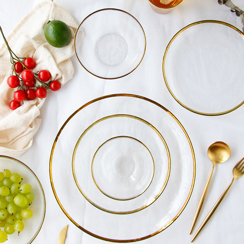 Japanese Gold Edge Ice Plate Collection 3CARATS