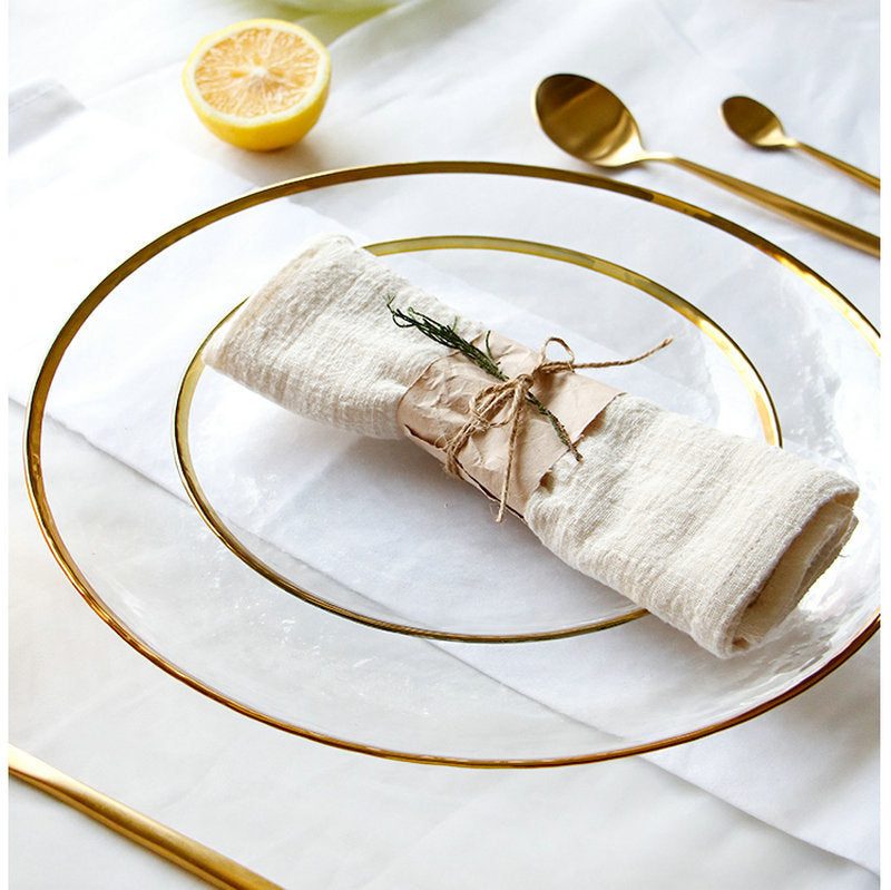Japanese Gold Edge Ice Plate Collection 3CARATS