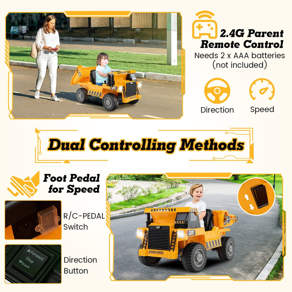 Kids Ride on Dump Truck 12V GBruno Store