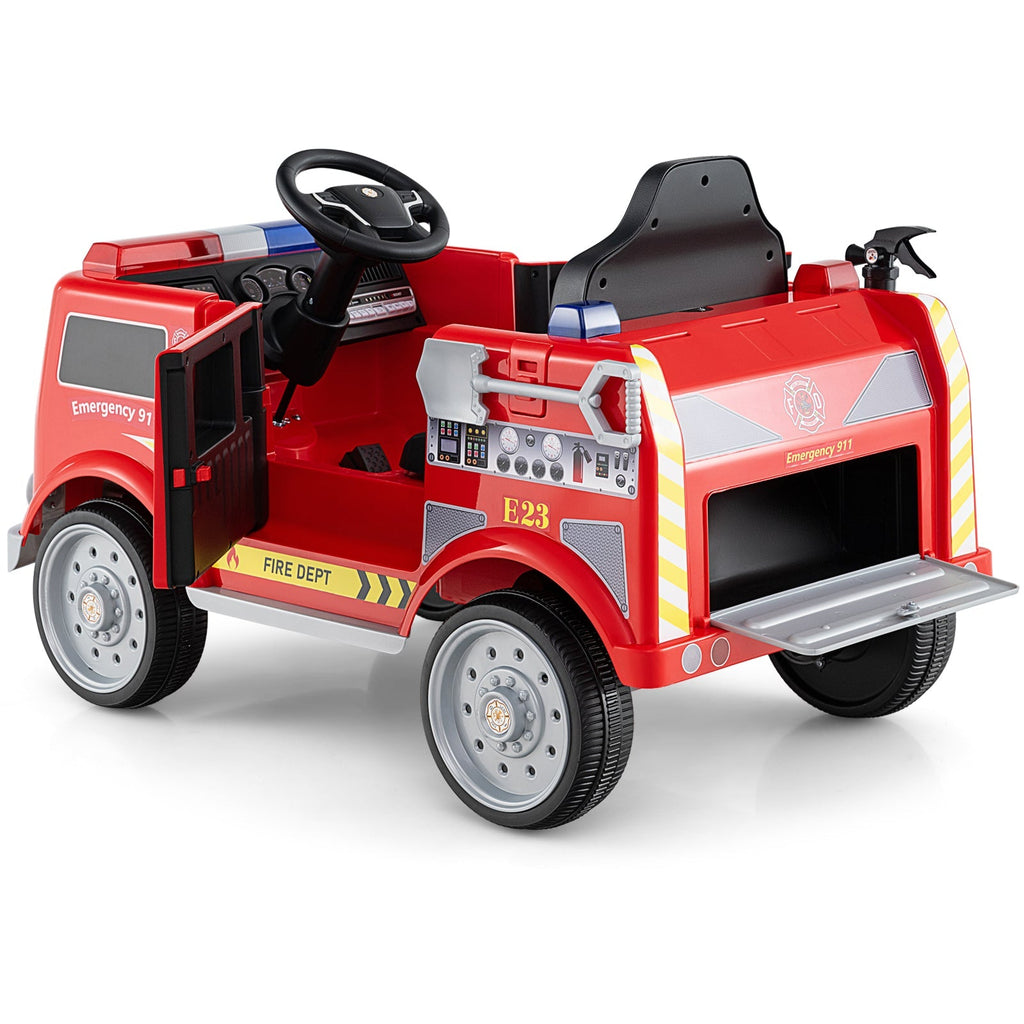 Kids Ride on Fire Truck with Remote Control and Extinguisher GBruno Store