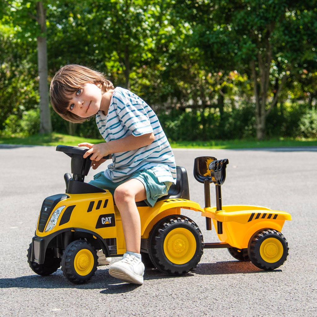 Caterpillar Tractor-Licensed w/ Detachable Trailer GBruno Store