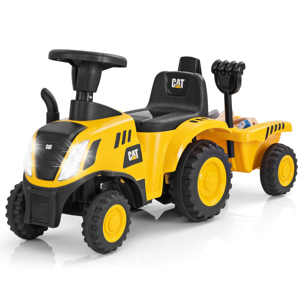 Caterpillar Tractor-Licensed w/ Detachable Trailer GBruno Store