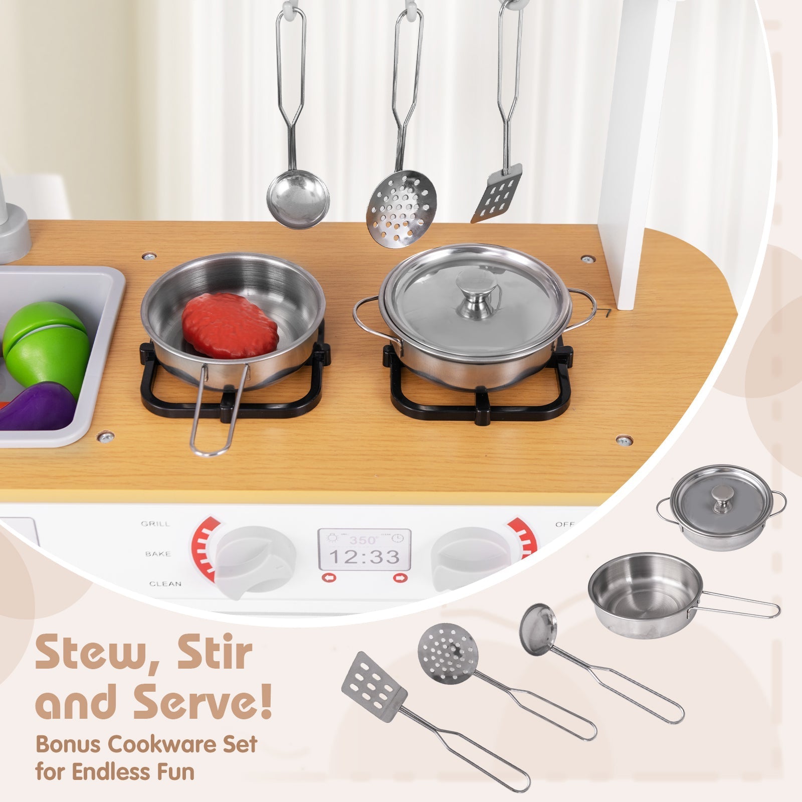 Toddler Playstation white kitchen GBruno Store
