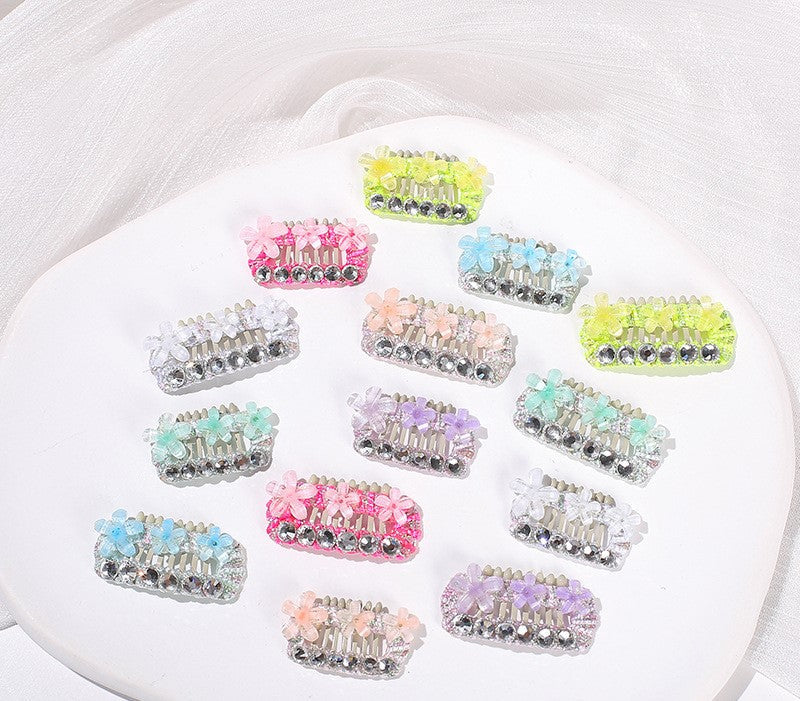 Pet Accessories Crystal Flower Mini Hair Clips for Dogs Jane's Pet Boutique