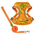 Cute Dinosaur Dog Harness & Leash Set – Breathable Adjustable Pet Vest Harness Jane's Pet Boutique