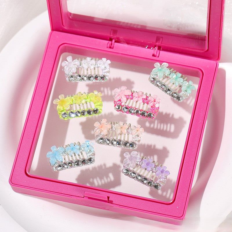 Pet Accessories Crystal Flower Mini Hair Clips for Dogs Jane's Pet Boutique