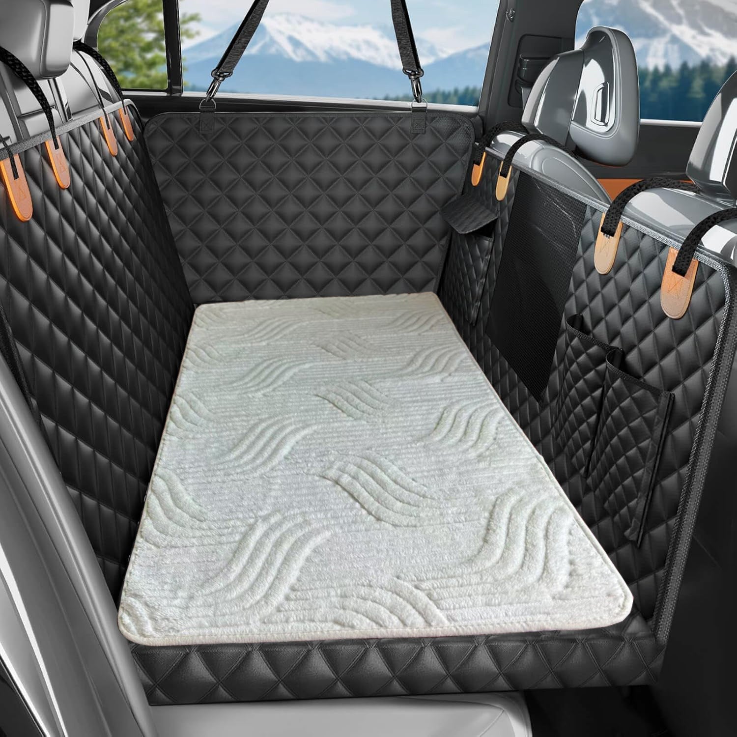 Premium Non-Slip Car Seat Cushion for Dogs & Cats - Thickened Comfort Mat Pawpampered
