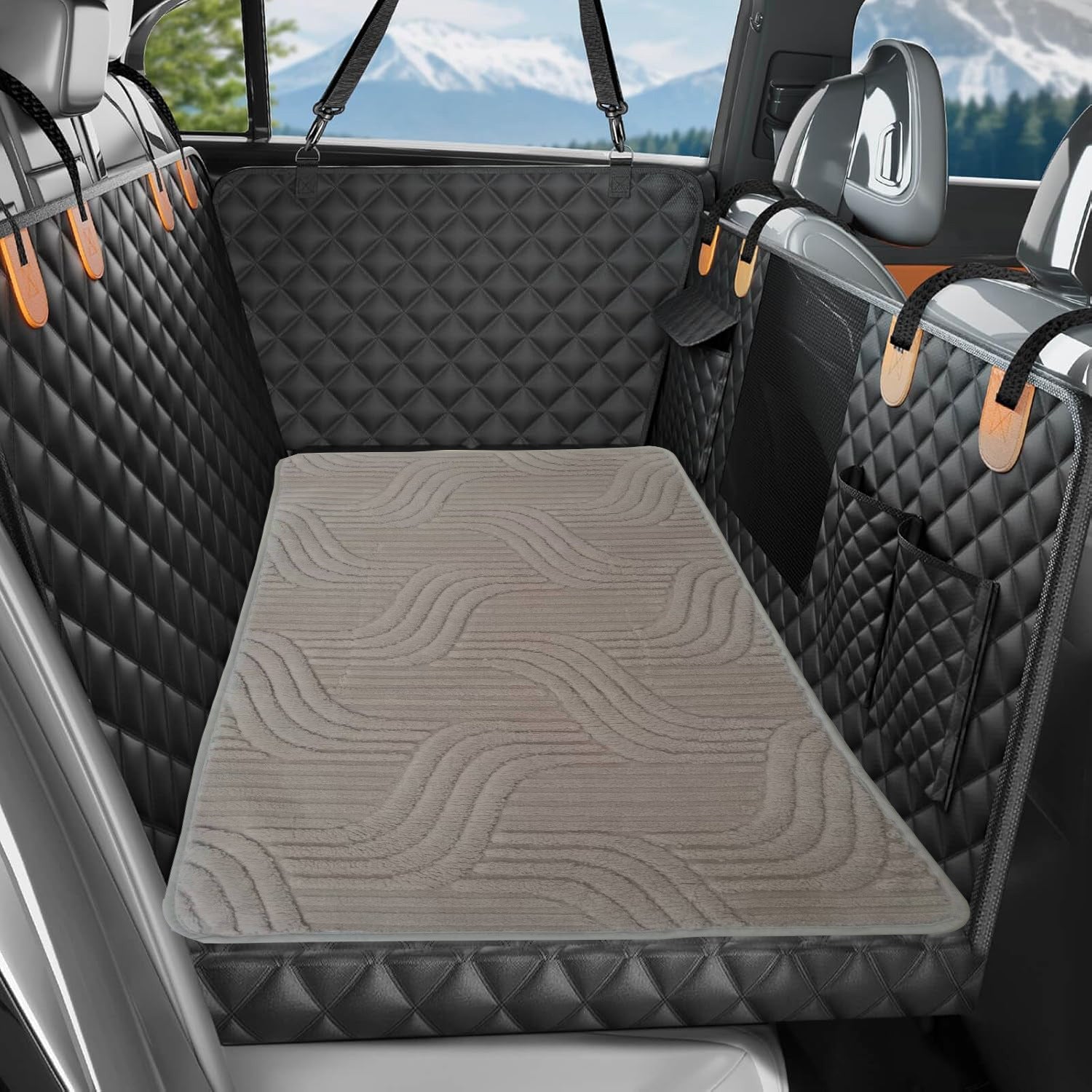 Premium Non-Slip Car Seat Cushion for Dogs & Cats - Thickened Comfort Mat Pawpampered