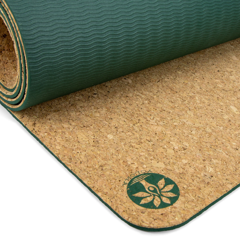 Tiger Lotus Original Cork Yoga Mat Yoloha Yoga