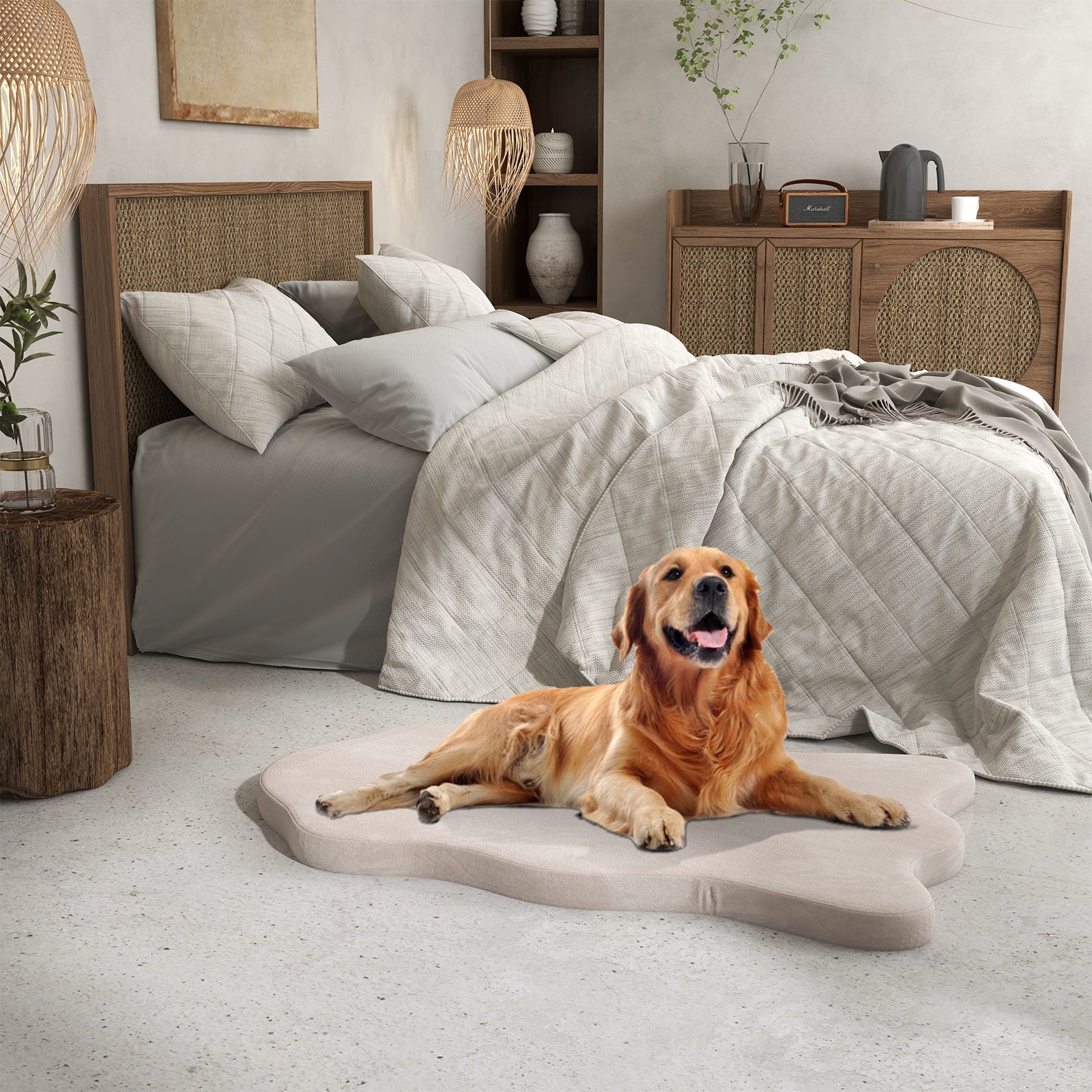 Orthopedic Dog Bed with Memory Foam Support for Large Dogs DirectDeals