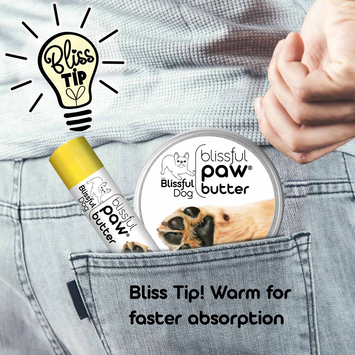 Blissful Paw® Butter Moisturizes Rough, Dry Paw Pads The Blissful Dog