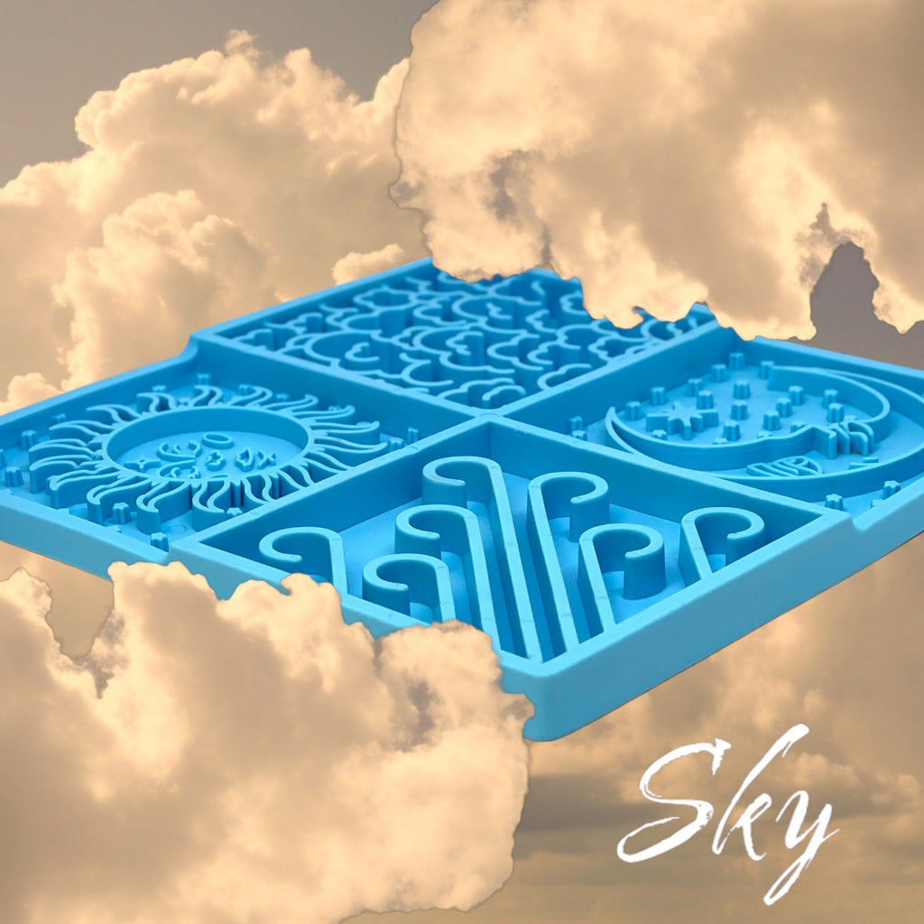 Sky eMat - Enrichment Lick Mat for Dogs and Cats | Celestial Design | SodaPup SodaPup/True Dogs, LLC