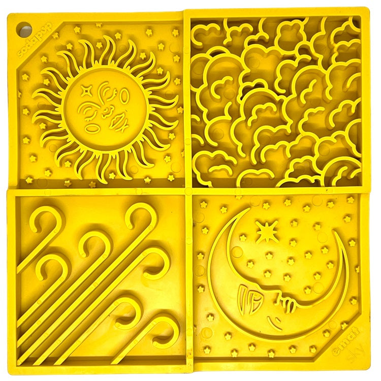 Sky eMat - Enrichment Lick Mat for Dogs and Cats | Celestial Design | SodaPup SodaPup/True Dogs, LLC